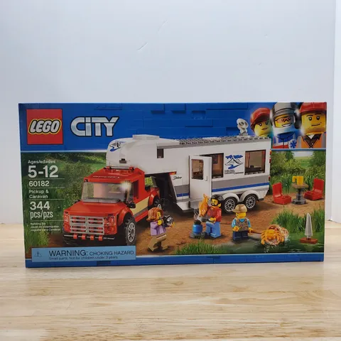 NEW Lego CITY 60182 Pickup & Caravan. Summer Camping Vacation. 5th wheel Trailer
