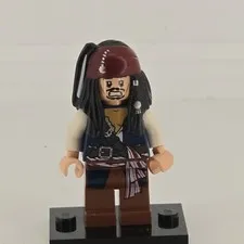 LEGO Pirates of the Caribbean Captain Jack Sparrow Minifigure 4192, 4183, 4191