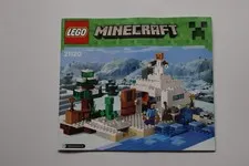 LEGO® Minecraft® 21120 The Snow Hideout Instruction Manual Only!