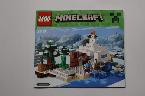 LEGO® Minecraft® 21120 The Snow Hideout Instruction Manual Only!