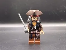 LEGO MINIFIGURE PIRATES OF THE CARIBBEAN CAPTAIN JACK SPARROW - TRICORN POC011