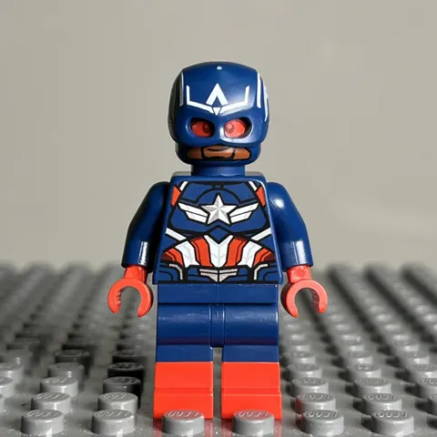 LEGO Marvel Captain America Sam Wilson Minifigure SH1003s 76292 Red Hulk 3D