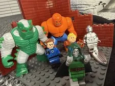 LEGO Marvel Comics Abnormal Custom Fantastic Four Base Set Minifigure Check Des