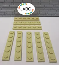 (J8/2/9) LEGO 8x3666 Plate Flat 1x6 Tan