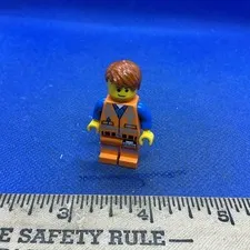 Lego Movie Emmet Minifigure tlm202 70847 CMF Lot Rare Retired Vintage Cheerful