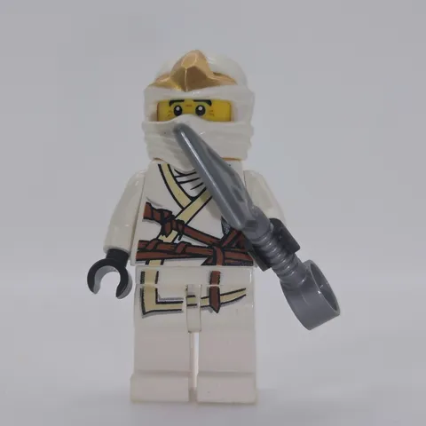 LEGO Ninjago Minifigure Zane ZX White Good Cond. Authentic