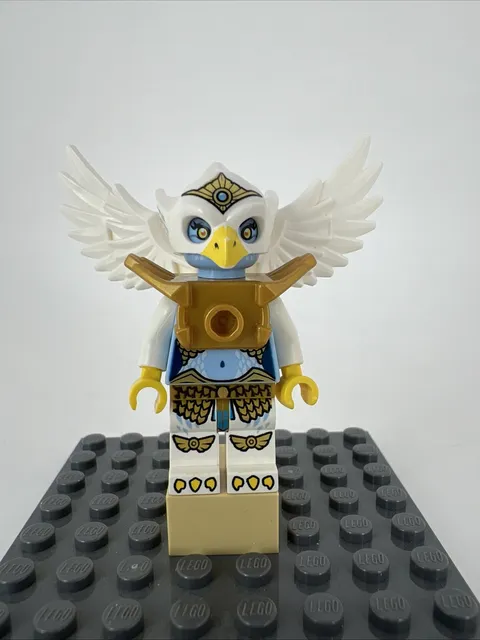 LEGO Eris Minifigure Legends Of Chima 70128 loc058 Gold Armor Eagle
