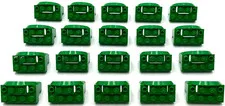 Lego 20 New Green Vehicle Mudguards 4 x 2 1/2 x 2 with Arch Round Parts