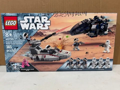 Lego Star Wars !! 70755 Imperial Dropship vs Rebel Scout Speeder New !! QT-KT