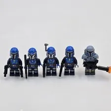 LEGO Star Wars Mandalorian Lot Nite Owl Paz Vizsla Trooper Minifigure LOT of 5 