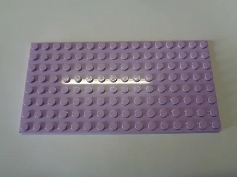 Lego Plate Plate 8 x 16 92438 Lavender New New