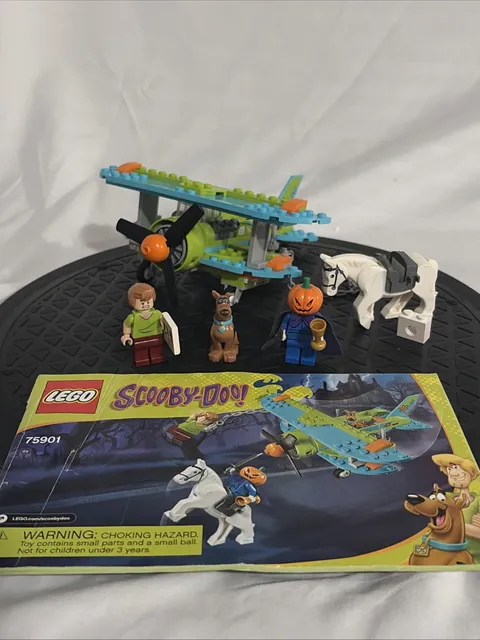 LEGO Scooby-Doo:(75901) Mystery Plane–Complete W/minifigs, Manual, & Stickers.