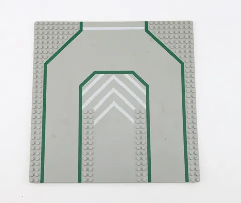 Lego Gray Baseplate 32 x 32 w 3 Driveways & Lines Pattern 6100px3 Free Ship