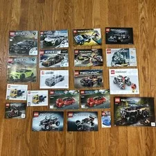 LEGO SPEED RACERS TECHNIC Instruction Manuals Lot of 20 - No Bricks