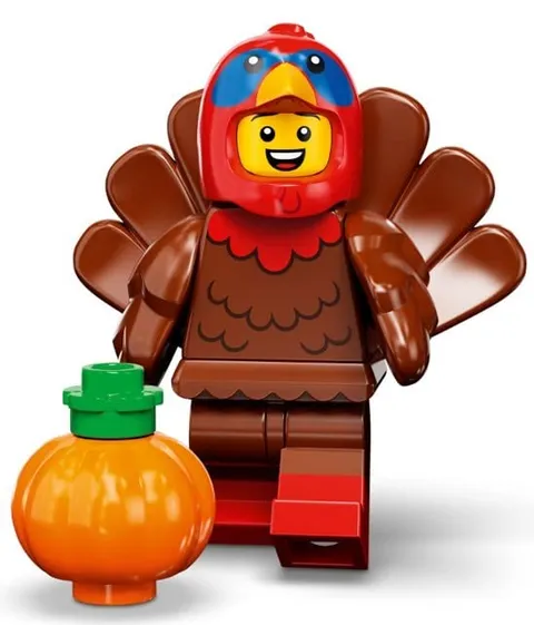 LEGO Turkey Costume (71034) 1.5 x 1 x 0.5 inches, Multi-color