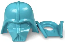 Official LEGO Unreleased Star Wars Darth Vader Medium Azure Monochrome Helmet