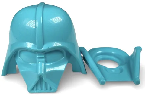 Official LEGO Unreleased Star Wars Darth Vader Medium Azure Monochrome Helmet