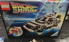 LEGO Back to The Future Delorean Time Machine 21103 Retired Set - Used