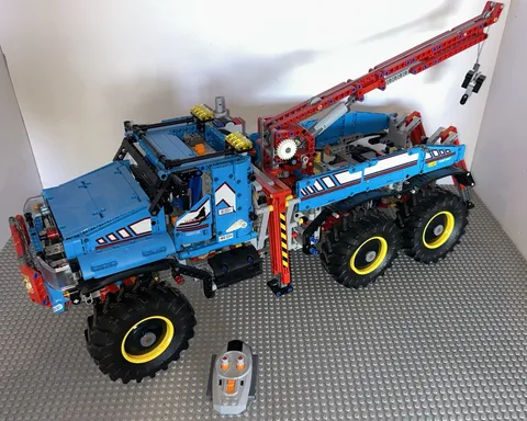 Lego 42070 6x6 All Terrain Tow Truck  Tested Works