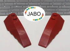 ( P14/1/1 ) LEGO 41747 + 41748 Keilstein Wings 6x2 dark red