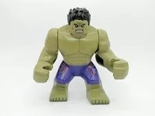 Hulk, Pants with Avengers Logo - sh0173 - Sets 76031, 76041 - LEGO Minifigure