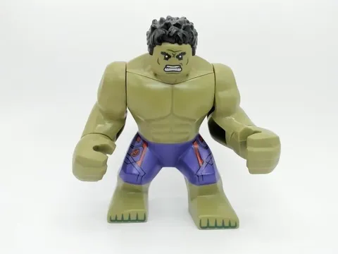 Hulk, Pants with Avengers Logo - sh0173 - Sets 76031, 76041 - LEGO Minifigure