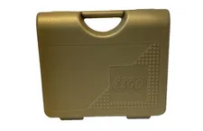 Vintage LEGO Gold 1997 Hard Plastic Carrying Case Storage Box Container