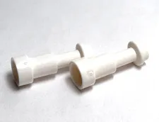 Lego - Minifigure Utensil - Lot of 2 - White, Telescope, Spy Glass