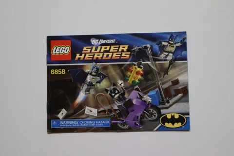 LEGO® DC Batman 6858 Catwoman Catcycle City Chase Instruction Manual Only!