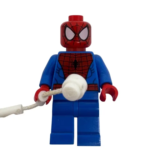 LEGO Marvel Super Heroes Spider-Man Minifigure sh038 with Web String Accessory
