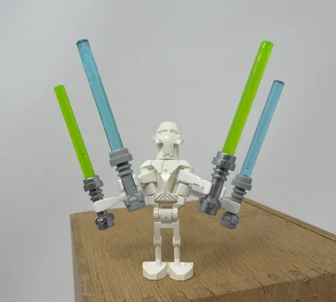 LEGO General Grievous Minifigure sw0134a with Lightsabers 7656-1 | 2007