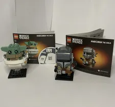 LEGO Star Wars BrickHeadz 75317 Mandalorian & The Child 295 pcs No Box