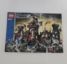 LEGO 8877 Knights Kingdom Vladek's Dark Fortress Manual Only No Bricks Or Parts