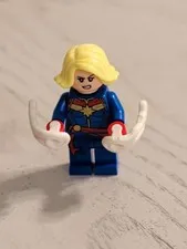 Lego Captain Marvel Minifigure Yellow Hair 76196 Advent Marvel SH639