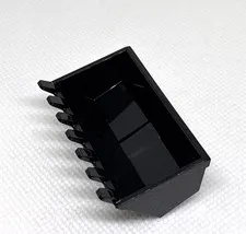 LEGO Parts - Black Vehicle, Digger Bucket 9 Teeth 4 x 8 - No 47508 - QTY 1