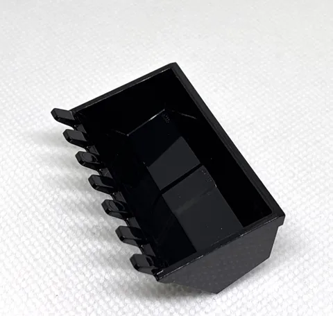LEGO Parts - Black Vehicle, Digger Bucket 9 Teeth 4 x 8 - No 47508 - QTY 1