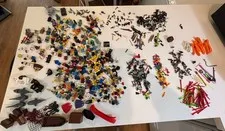 Large mixed LEGO minifigure and accessories lot
