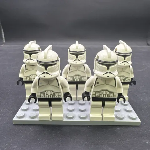 LEGO Star Wars Phase 1 Clone Trooper SW0058 Lot Of 5 D H3B3