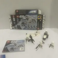 Lego Star Wars Set 75320 Snowtrooper Battle Pack 99% complete 