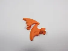 LEGO Lot of 2 Reddish Orange Axe Blades Weapon Minifig Q7