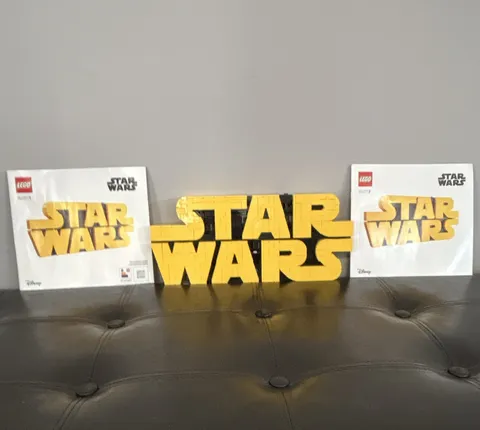 LEGO Star Wars Star Wars Logo 75407 Complete Set 700pcs Display Stand 18+