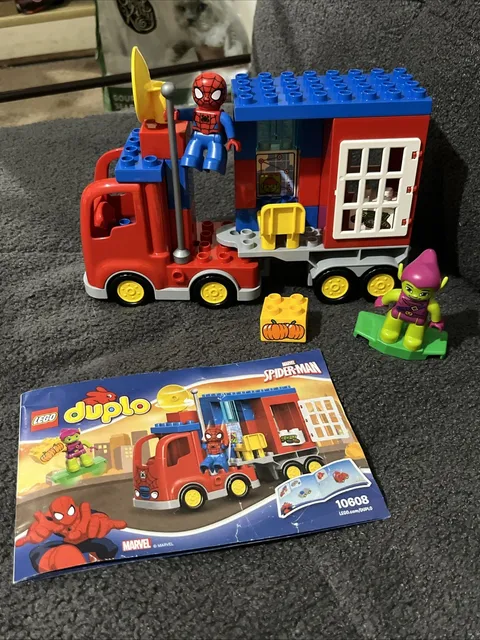 Lego Duplo 10608 Spider Man Spider Truck Adventure - Green Goblin  100% Complete