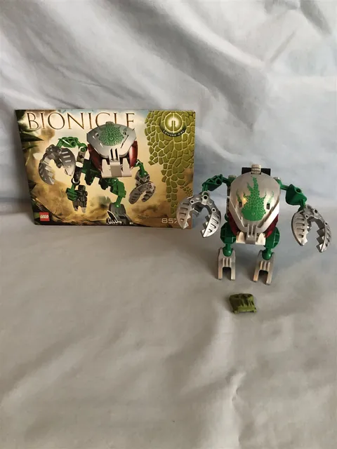 LEGO set 8576 Lehvak Kal VINTAGE BIONICLE 100% complete w/ manual Bohrok-Kal