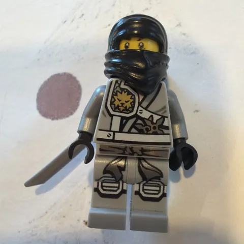 LEGO Vintage Ninja-Silver Gray Excellent Condition A29-13