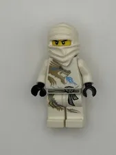 LEGO Zane DX NO CRACKS Minifigure 2011 Tiny Sun Fade NJO0018