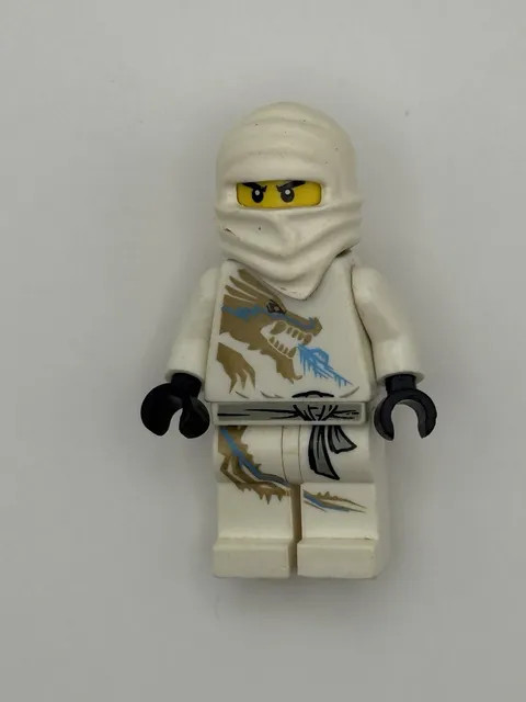 LEGO Zane DX NO CRACKS Minifigure 2011 Tiny Sun Fade NJO0018
