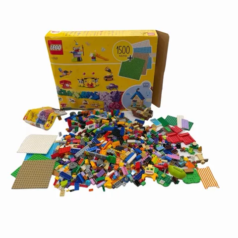 LEGO Classic Bulk Lot - Mixed Pieces - Partial 1500 Pc Set + Other Sets As Is