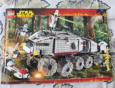 LEGO instructions Star Wars 7261 Clone Turbo Tank booklet ill. 2004 5 sp.
