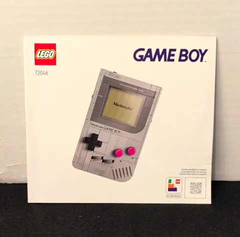 LEGO Icons 72046 Game Boy Instruction Manual Booklet Illustrated EN/FR/ES