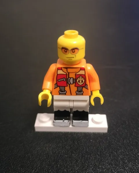 Lego Minifigure Coast Guard City Center Pilot Rescue Cty0429
